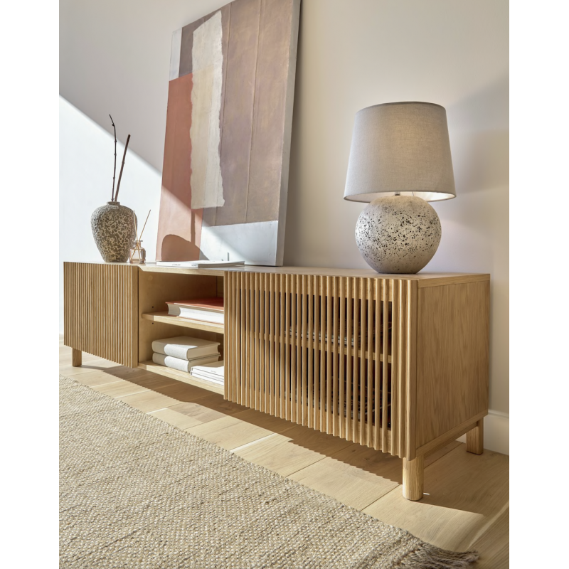 Mueble TV 2P/2H 180 Roble Natural Palille - Compra Online