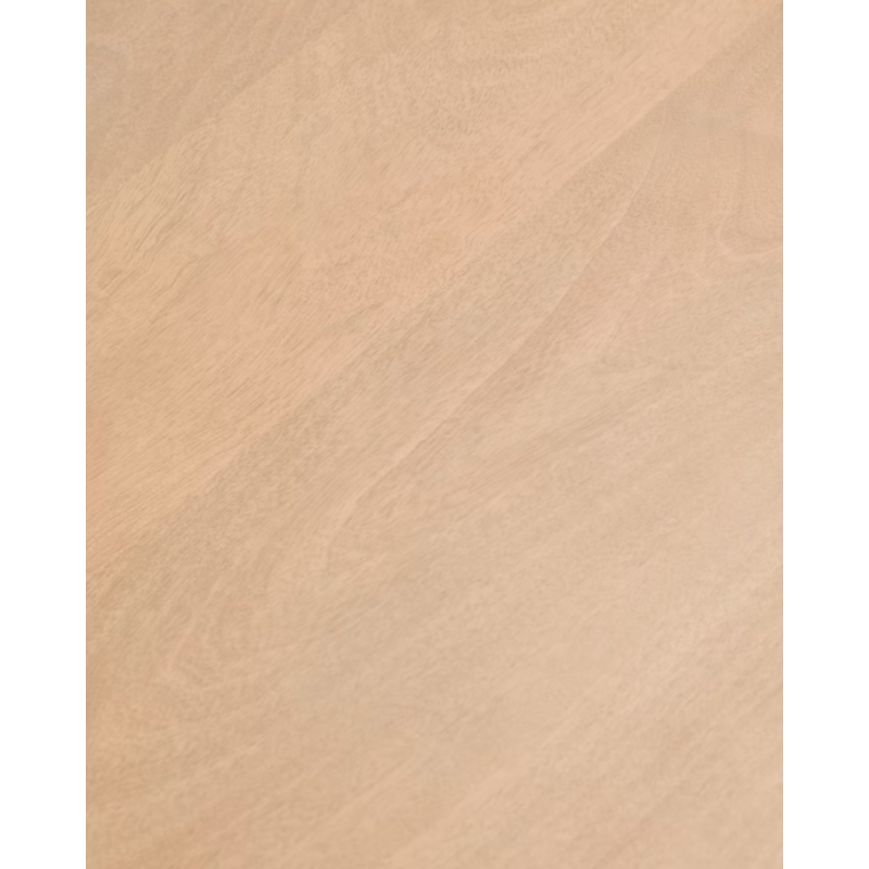 Mesa auxiliar redonda Licia de madera maciza de mango Ø 60 cm