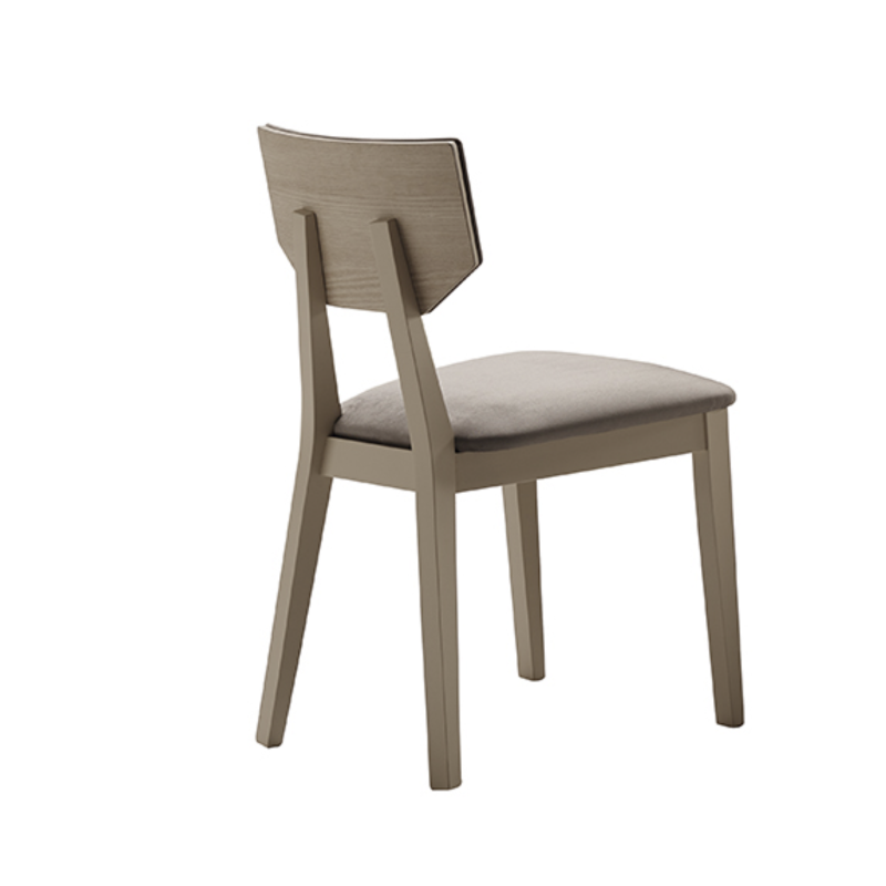Pack 4 sillas, silla textil marron moderna comedor, habitacion, Cai