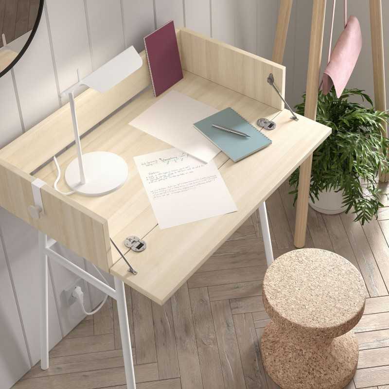 Escritorio angular mesa para ordenador escritorio Fyrk mesa de oficina  Vicco