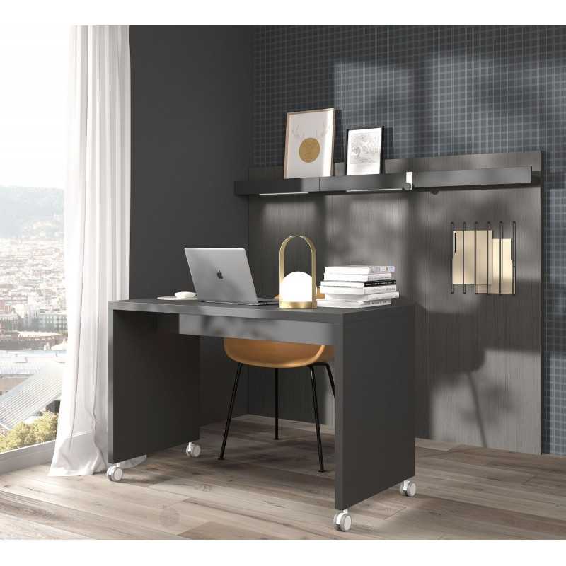 Muebles de Oficina, Mesa de escritorio extensible Bureau  Mesa de  escritorio, Mesas de estudio, Muebles de oficina