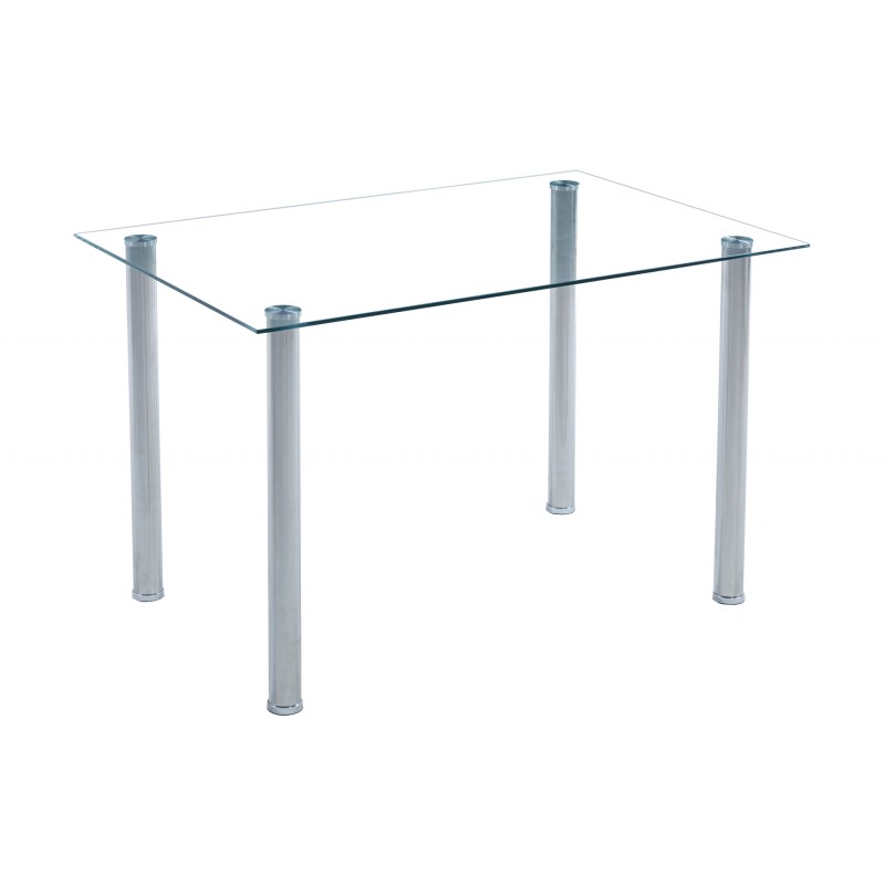 mesa de comedor fija cristal templado