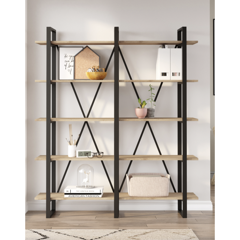 Estantería 5 Estantes Sepet 150cm Liv