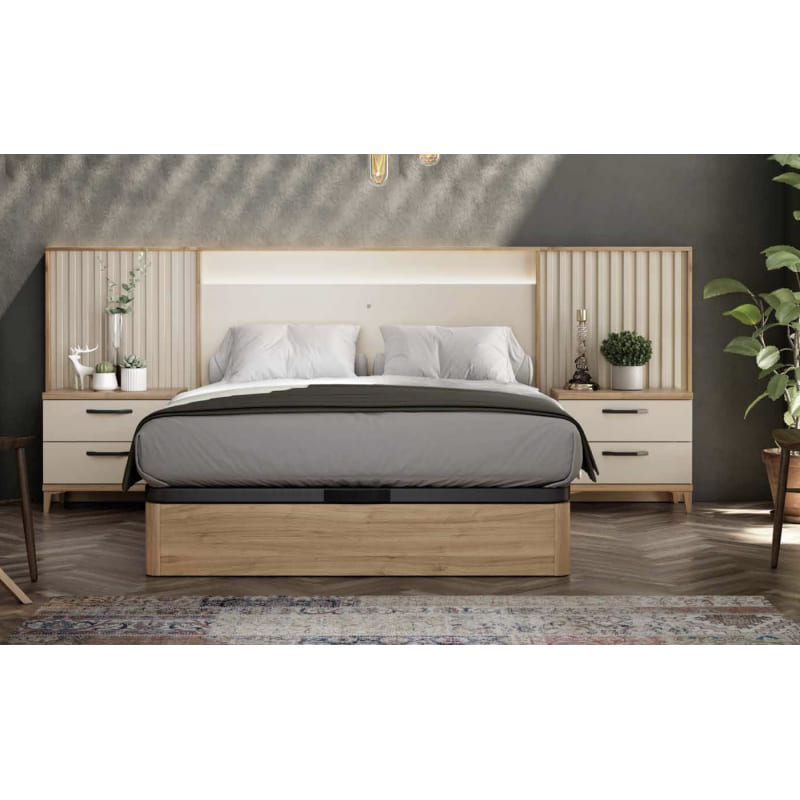 Cabecero de cama con luz led Jelly Mia