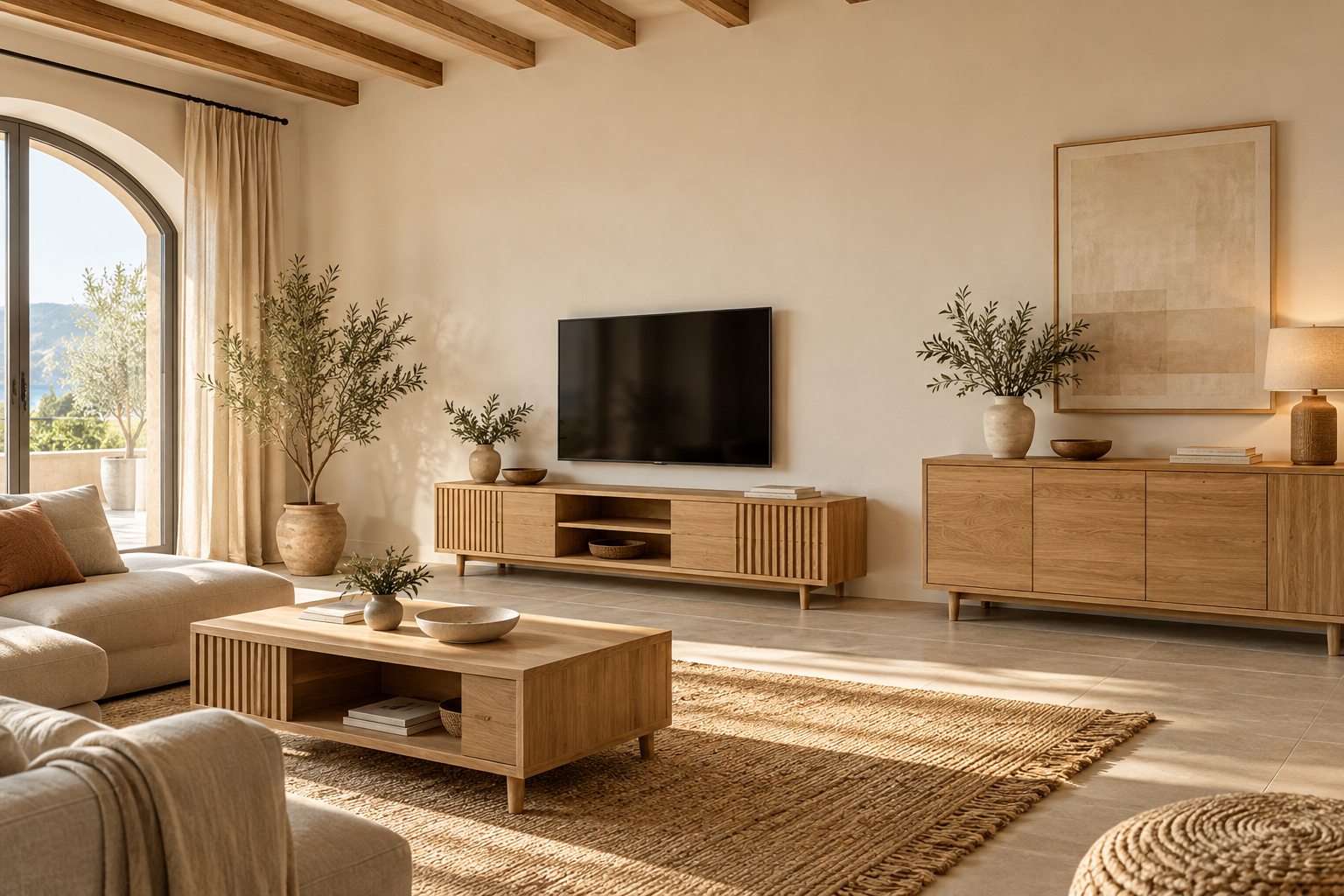 Cómo combinar un mueble TV, aparador y almacenaje sin recargar el salón: la colección Capri